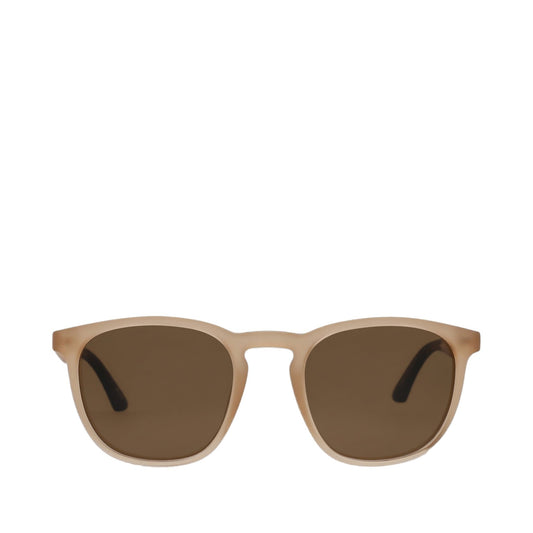 Silas Shiny Oatmilk Traveler Sunglasses