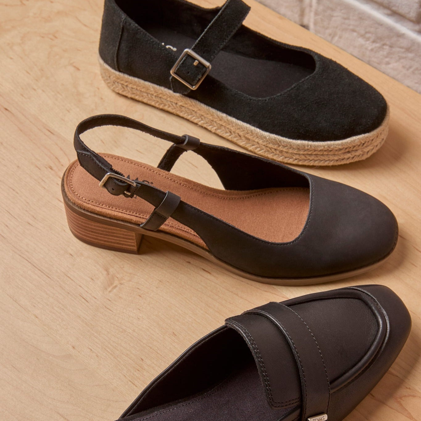 Womens Jaclyn Slingback Heel Black Nubuck Leather