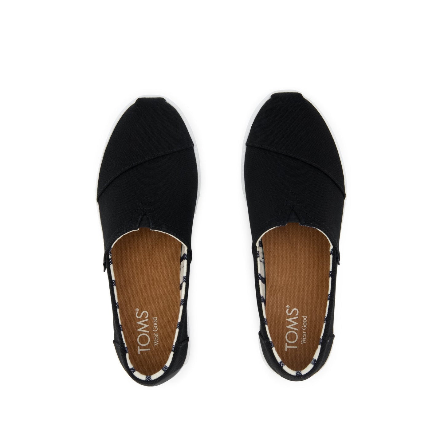 Womens Asher Platform Slip On Sneaker Black Canvas