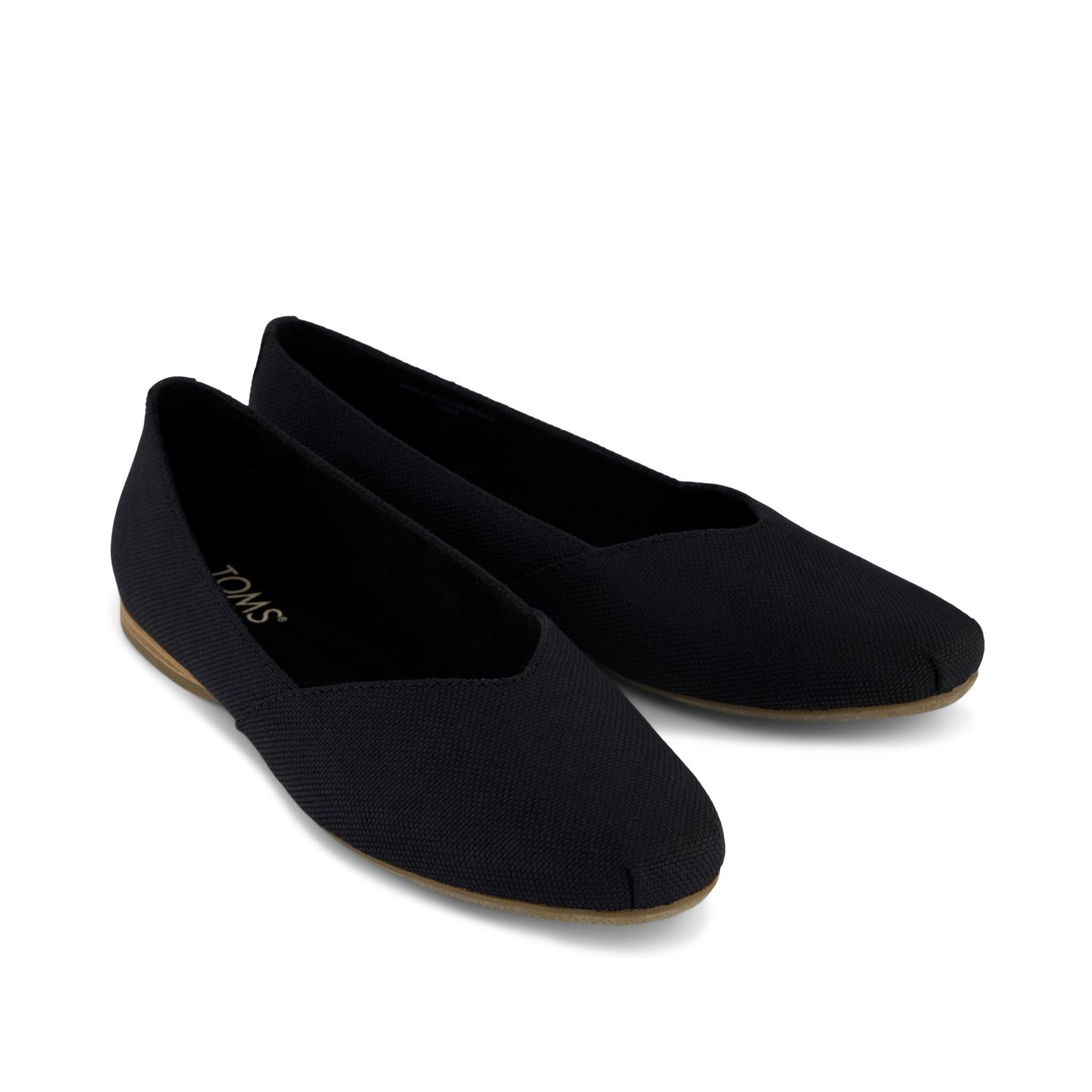 Womens Gemma Flat Black Heavy Canvas