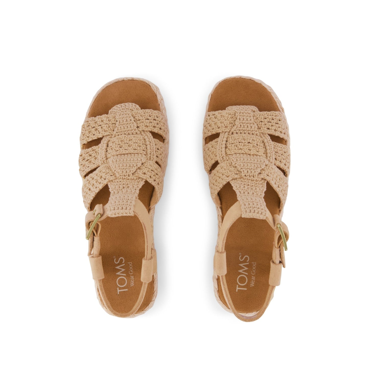 Womens Jac Fisherman Sandal Caramel Crochet