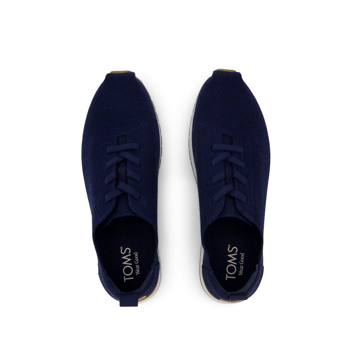 Mens Resident Plus Lace-Up Navy Knit