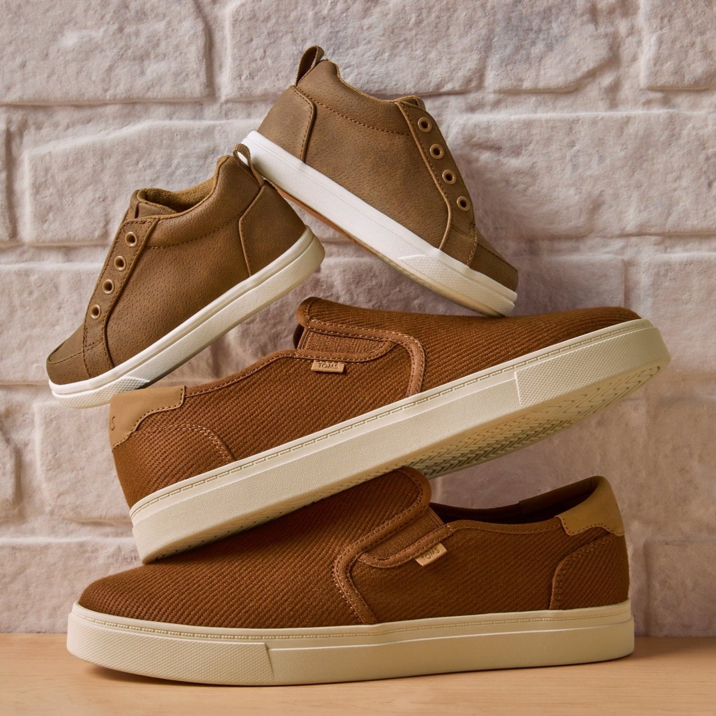 Mens Baja 2.0 Slip On Sneaker Walnut Twill Canvas