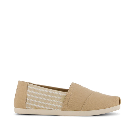 Mens Alpargata Classic Natural Stripes