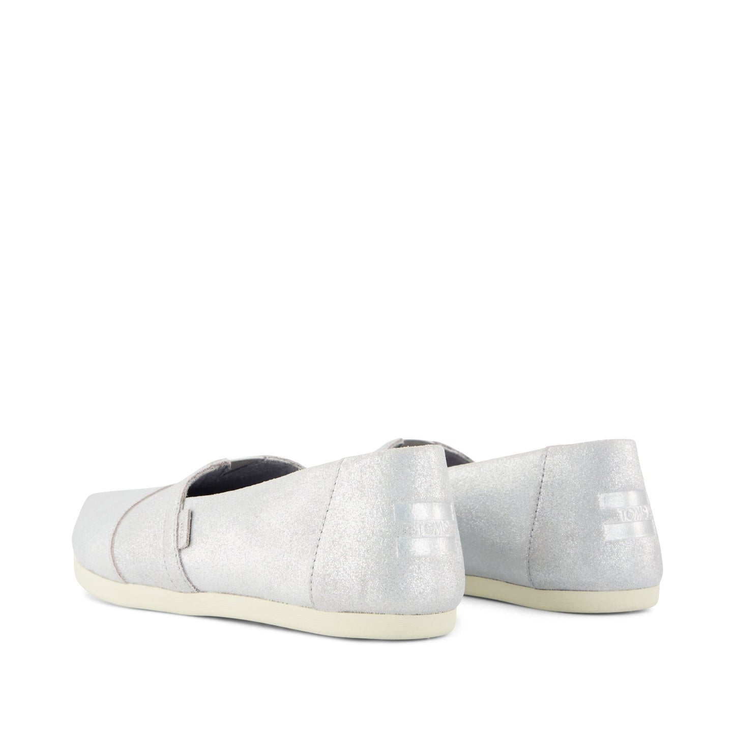 Womens Alpargata Classic Light Grey Metallic Suede