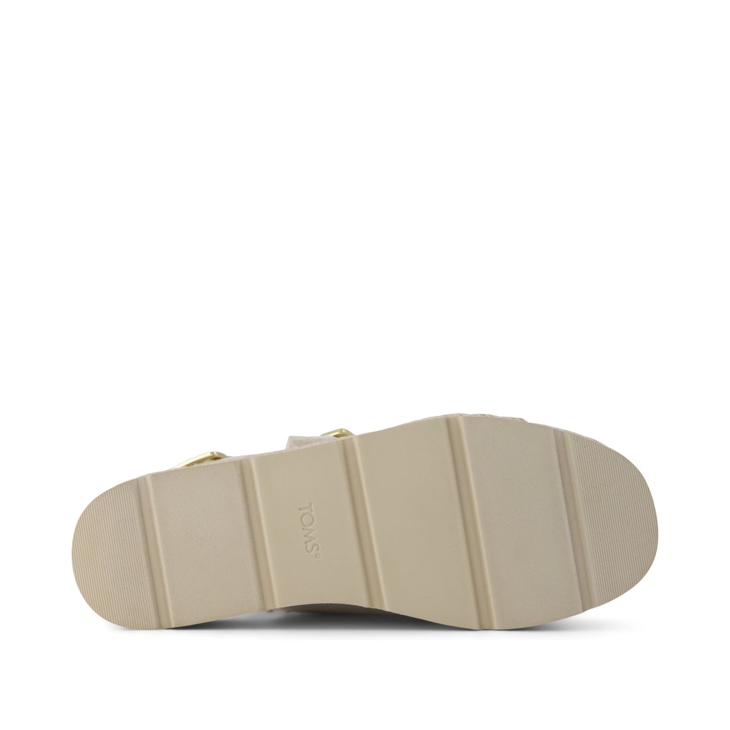 Womens Giana Flatform Sandal White Woven
