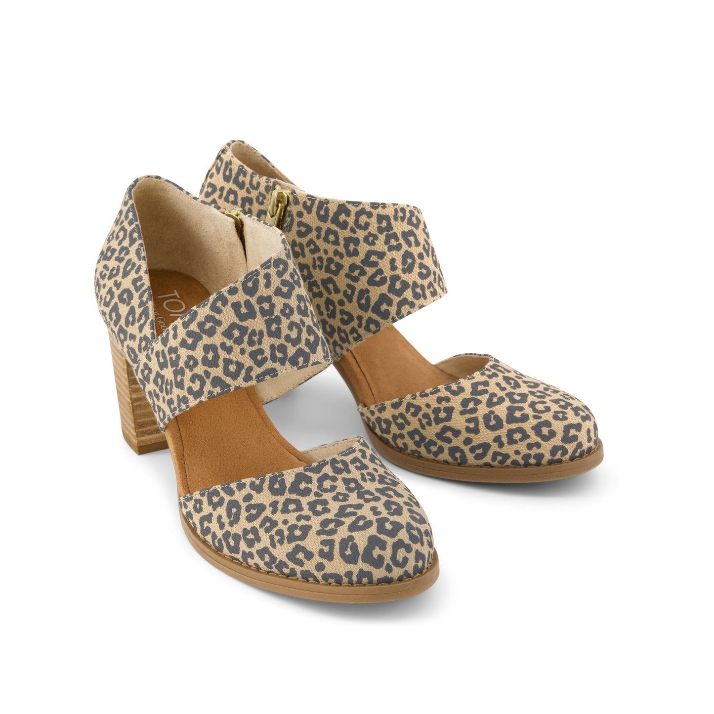 Womens Milan Nova Heel Leopard Print