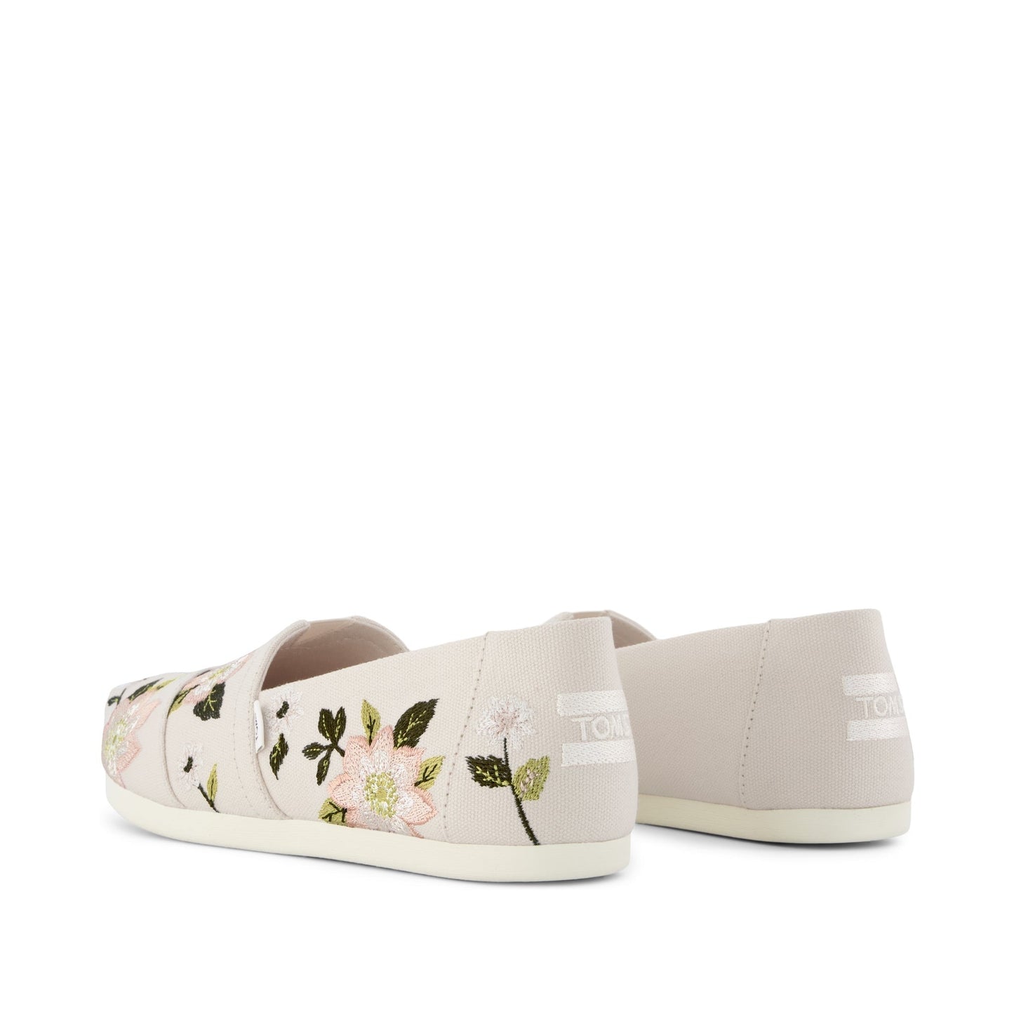 Womens Alpargata Classic Natural Embroidered Floral
