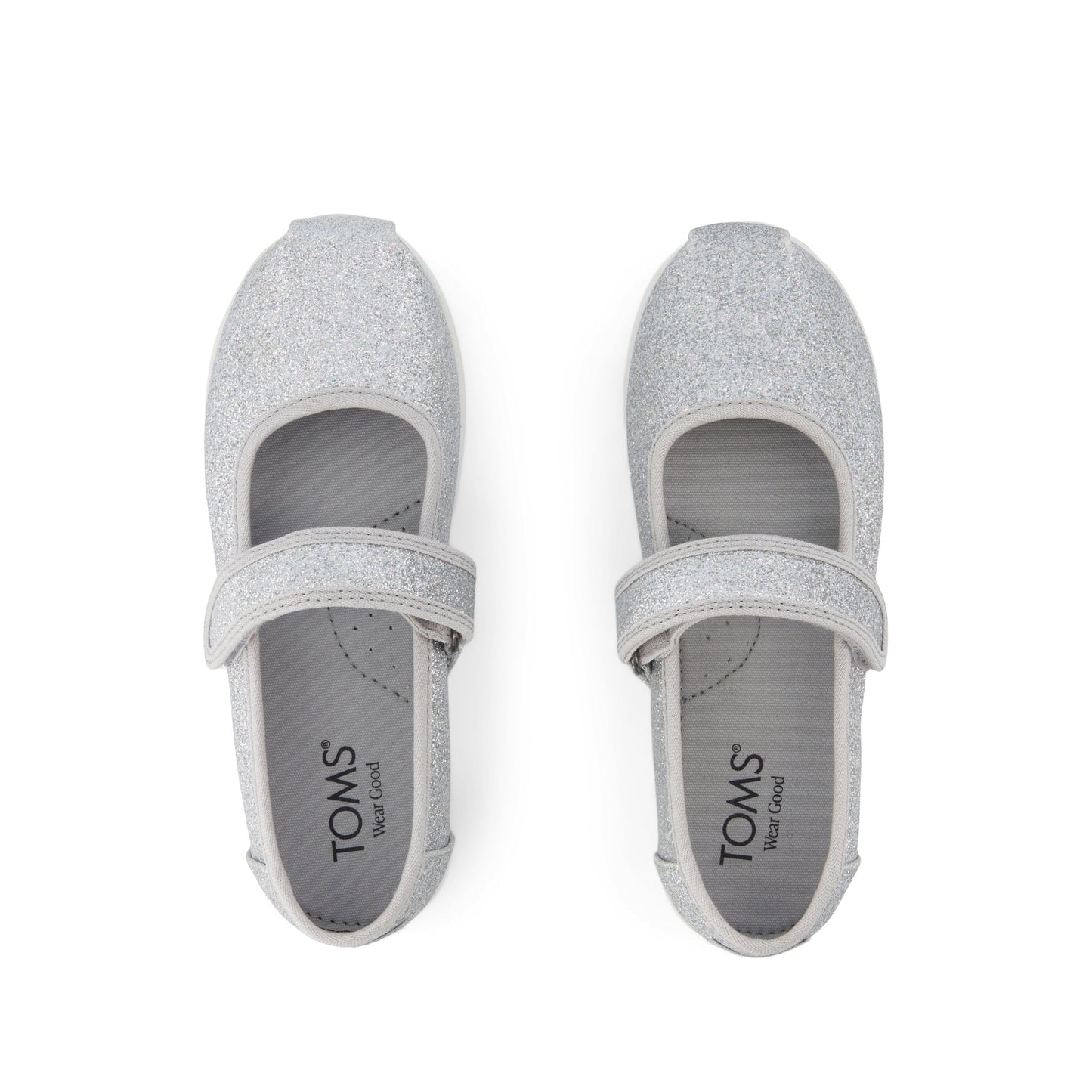 Nora Mary Jane Kids Shoe Silver Iridescent Glimmer Kids Shoe