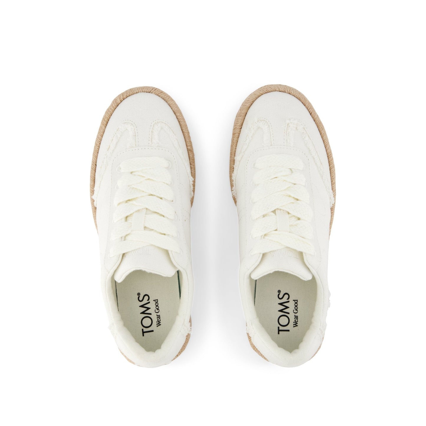 Womens Jesse Espadrille Sneaker White Canvas