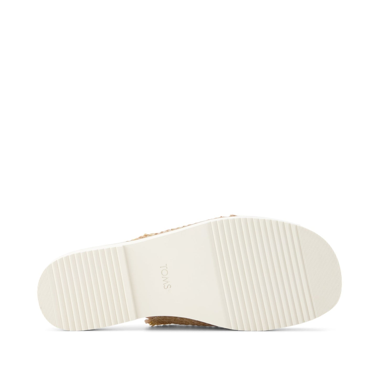 Womens Mae Crossover Slide Sandal Natural Metallic Rafia