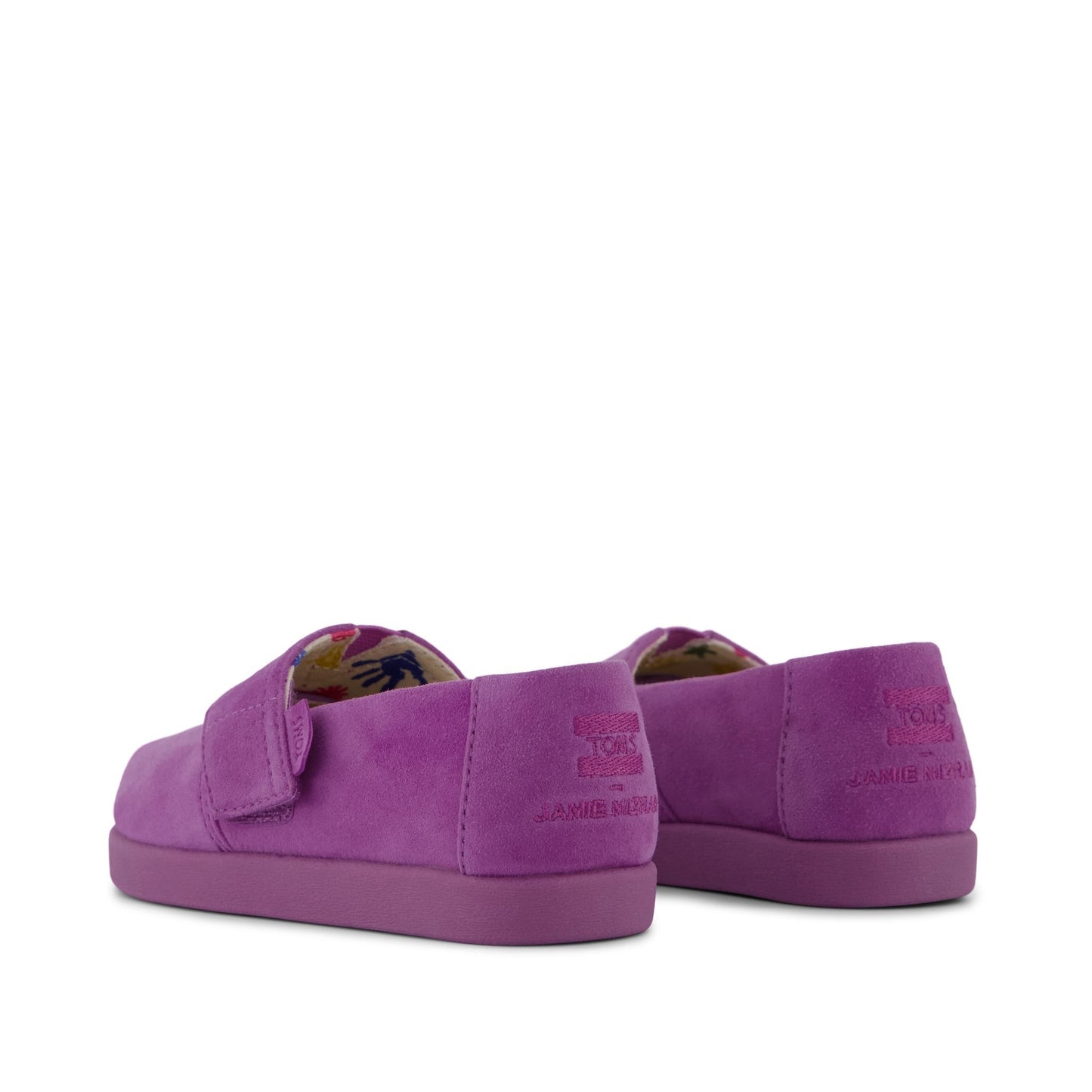 TOMS x Jamie Mizrahi Alpargata Classic Pink Suede Toddler Shoe