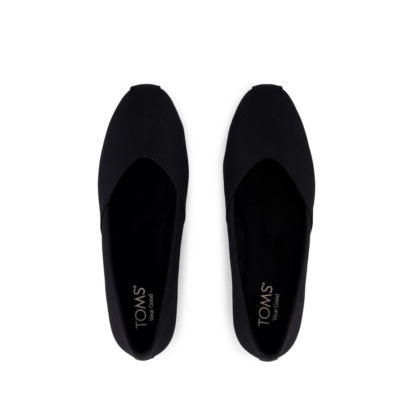 Womens Gemma Flat Black Heavy Canvas