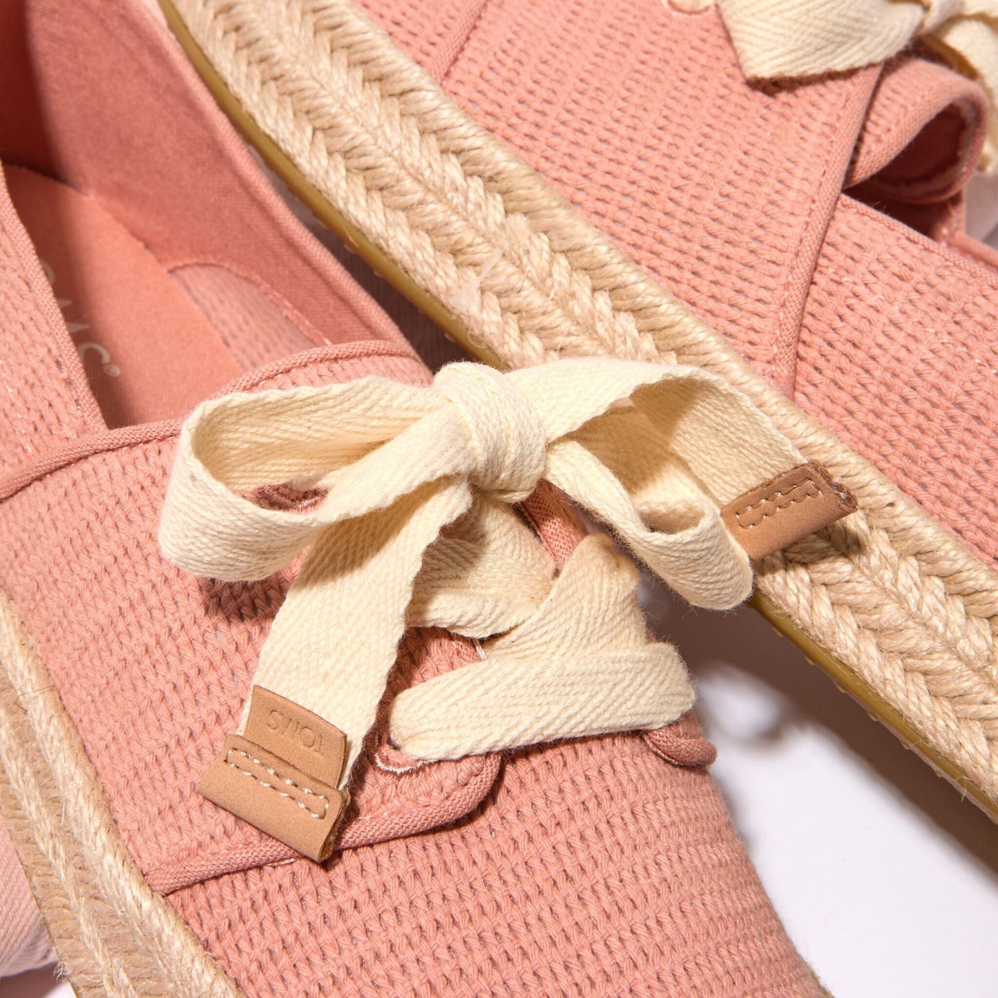 Womens Carolina Lace-Up Espadrille Bloom Mesh