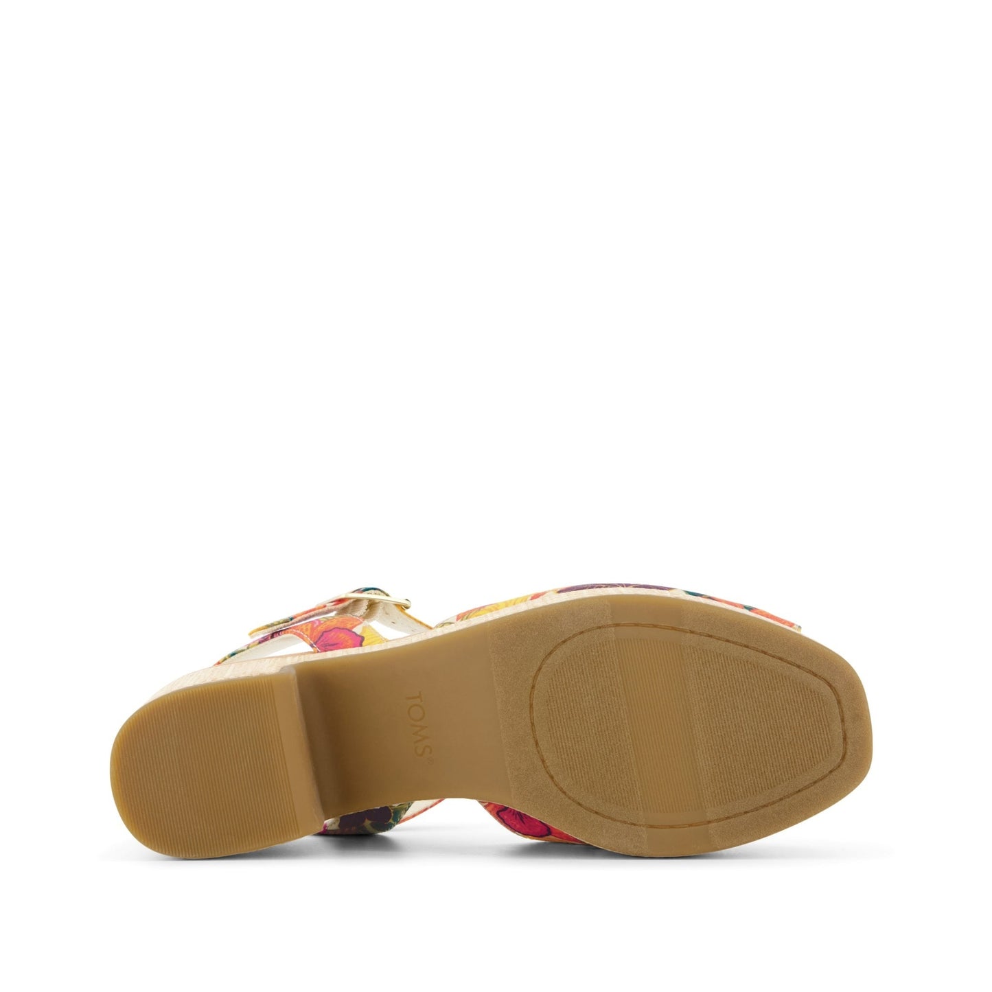 Womens Isla Peep Toe Heeled Sandal Tropical Floral Print