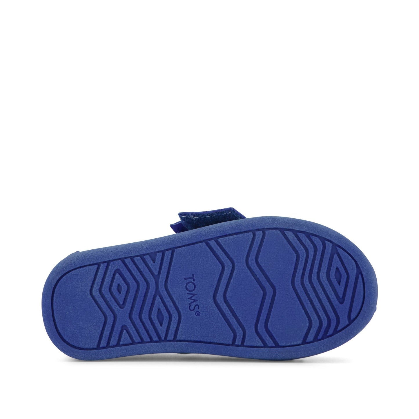TOMS x Jamie Mizrahi Alpargata Classic Blue Suede Toddler Shoe