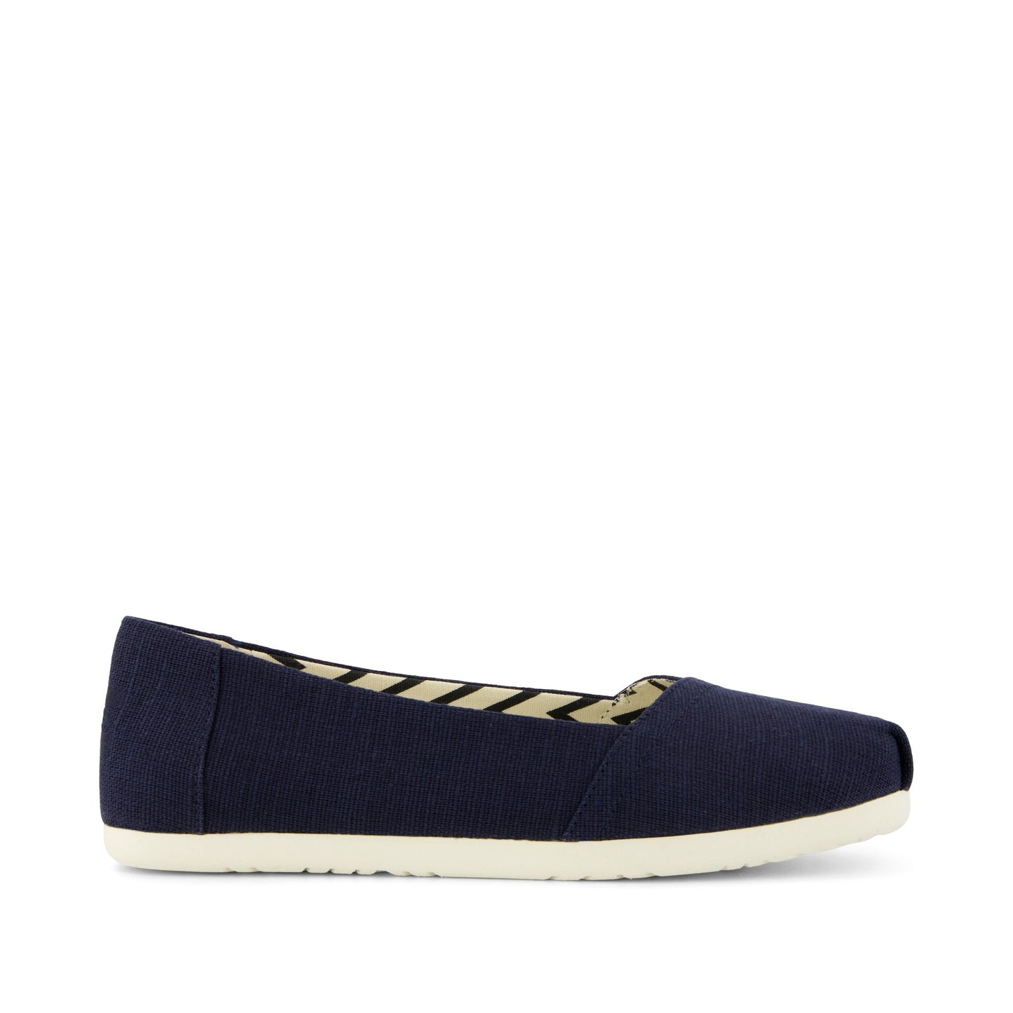 Womens Alpargata Ballet Flat Navy Heritage Canvas