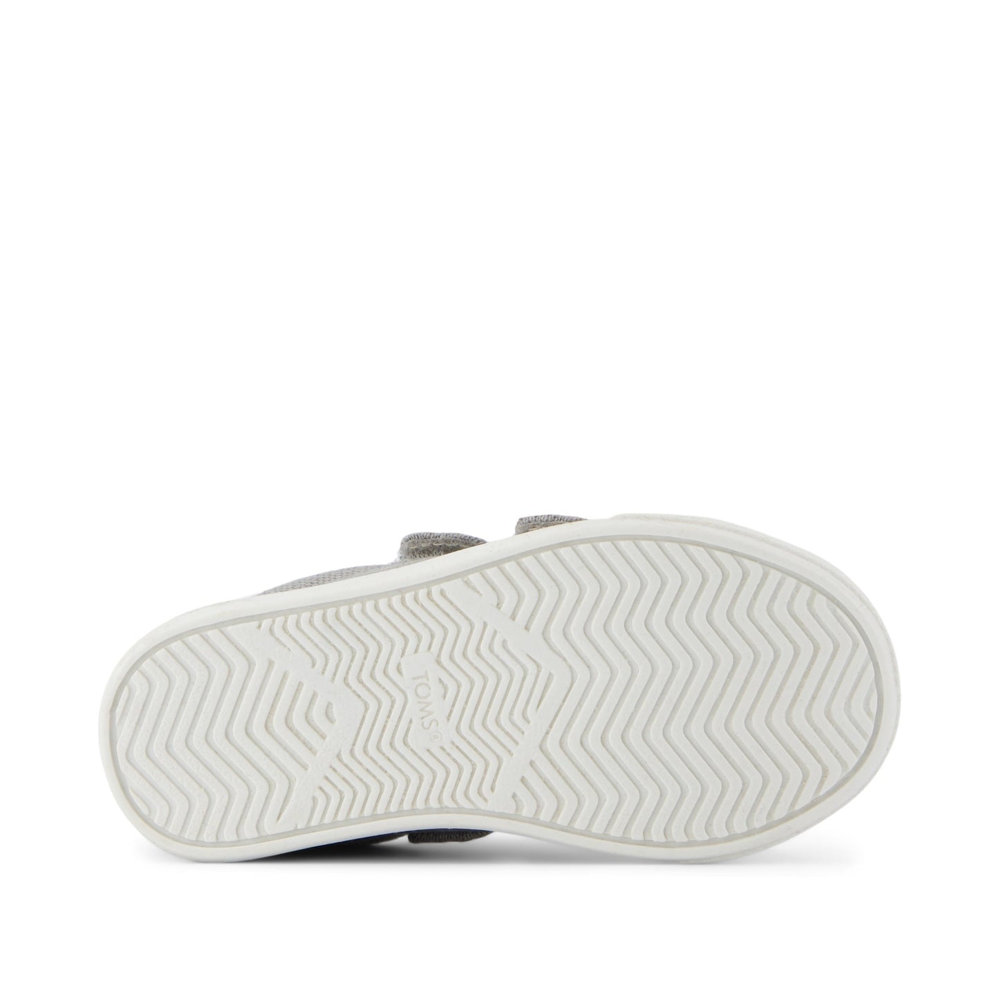 Cruz Double Strap Drizzle Grey Heritage Canvas Toddler Sneaker