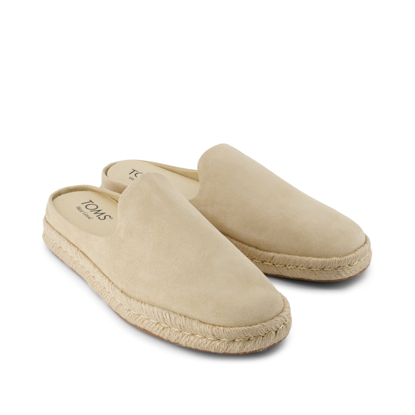 Santiago Mule Almond Suede