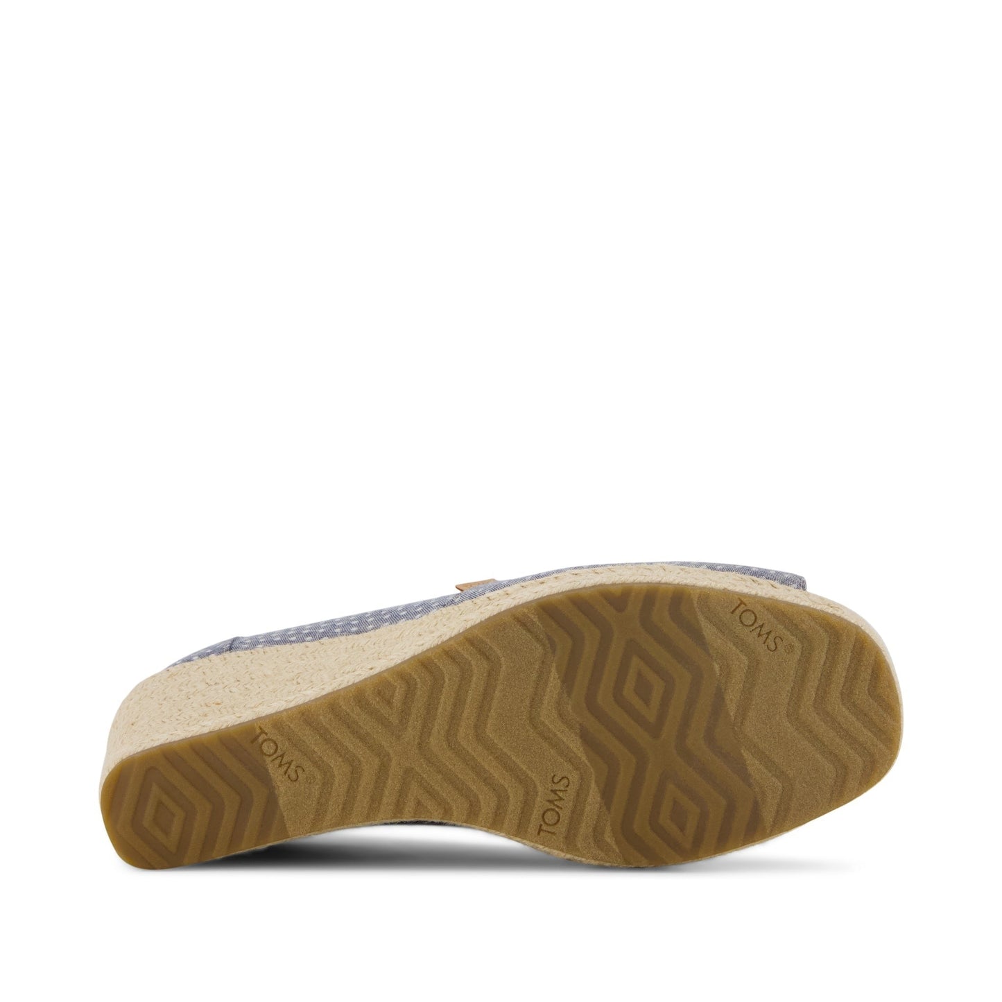 Womens Essential Wedge Niagara Mist Chambray Dot