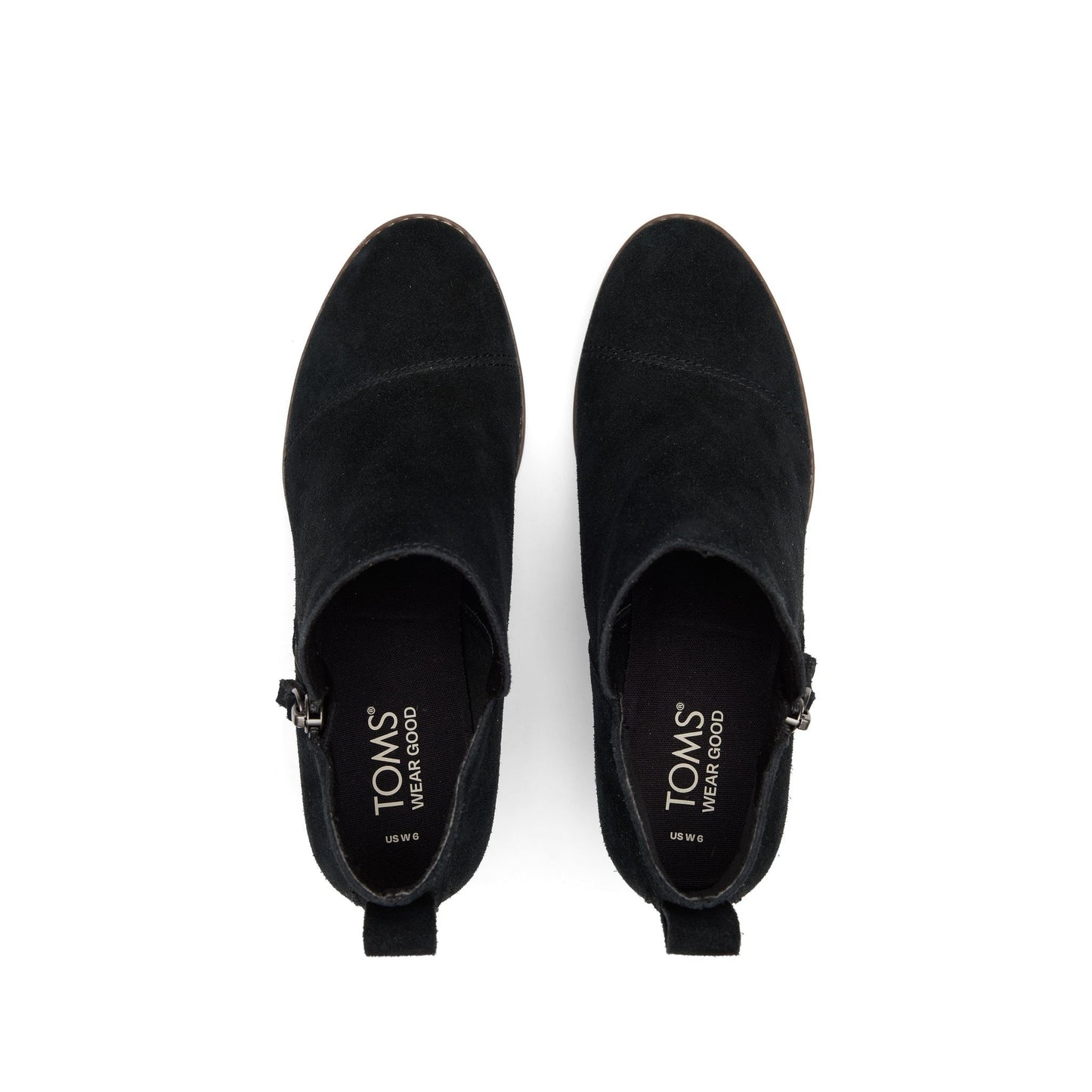 Goldie Black Suede Wedge Boot