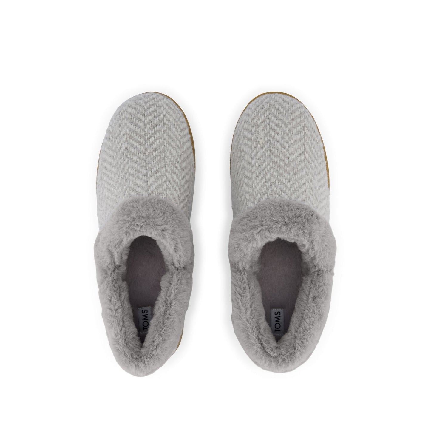 Womens Oslo Convertible Slipper Drizzle Grey Herringbone