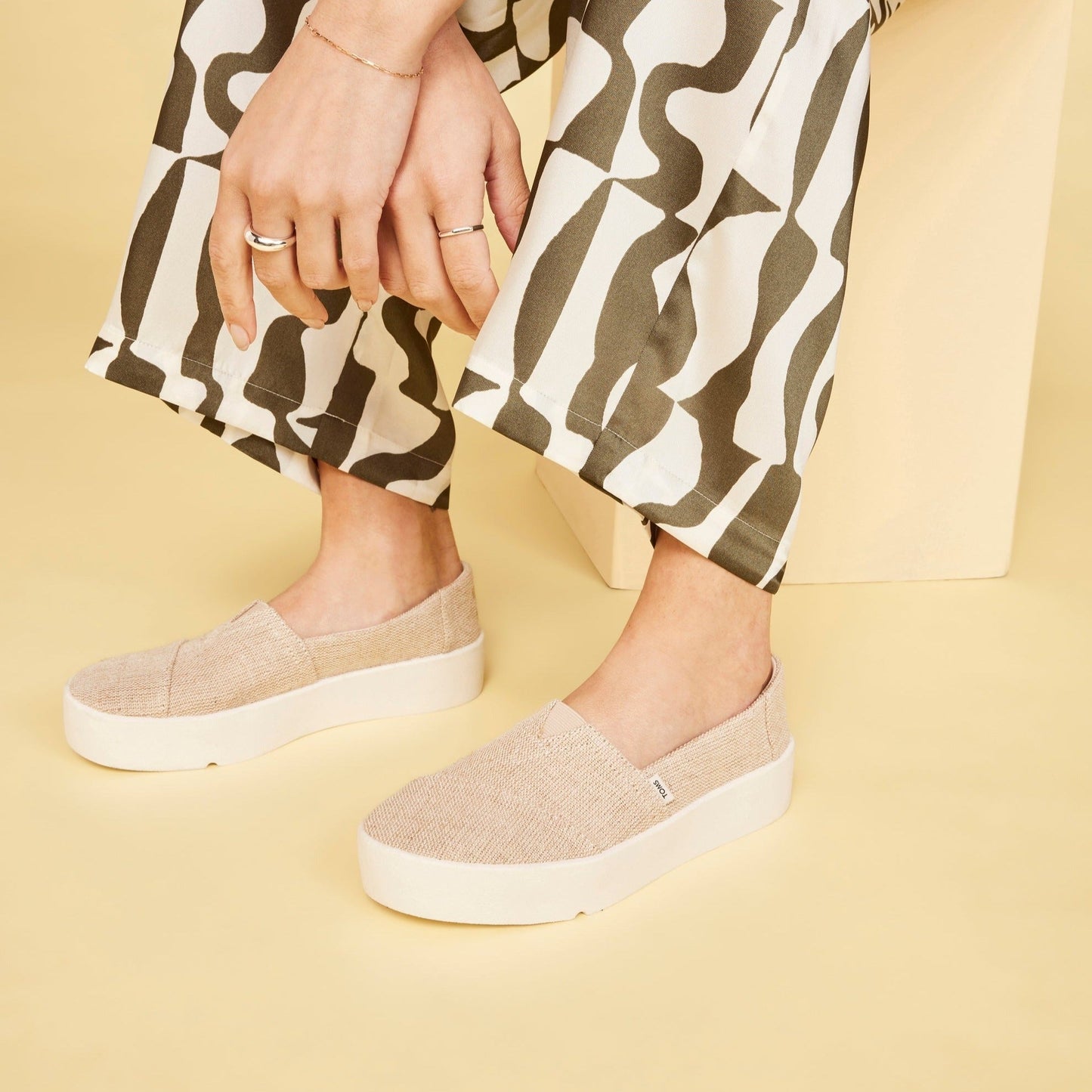 Verona Natural Slip On Sneaker