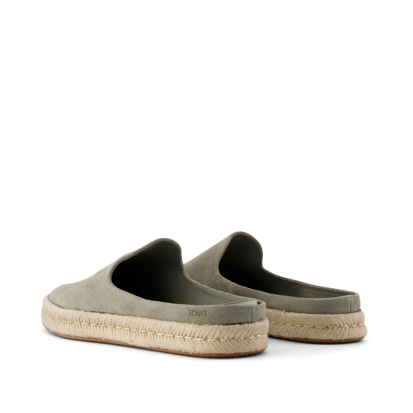 Santiago Mule Vetiver Grey Suede